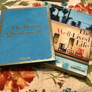 4/$15 Assouline Lifestyle Coffee Table Books